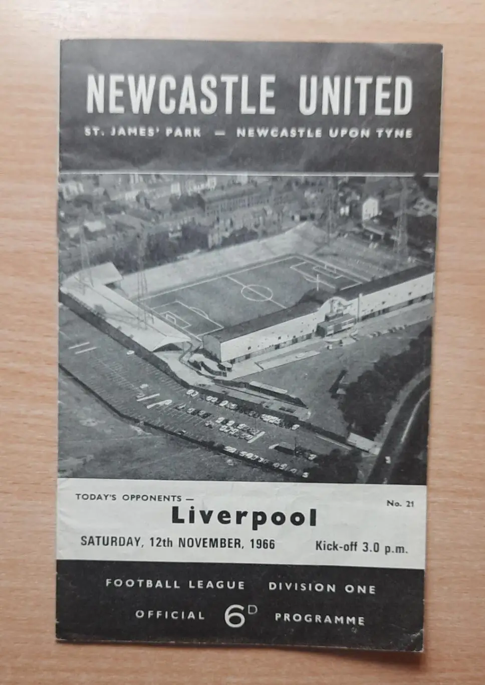 Ньюкасл Юнайтед - Ливерпуль 12.11.1966