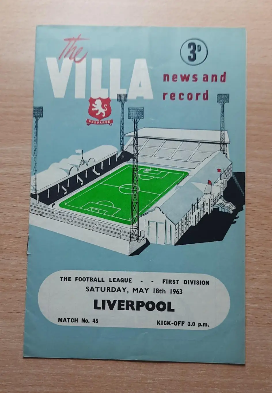 Астон Вилла - Ливерпуль 18.05.1963