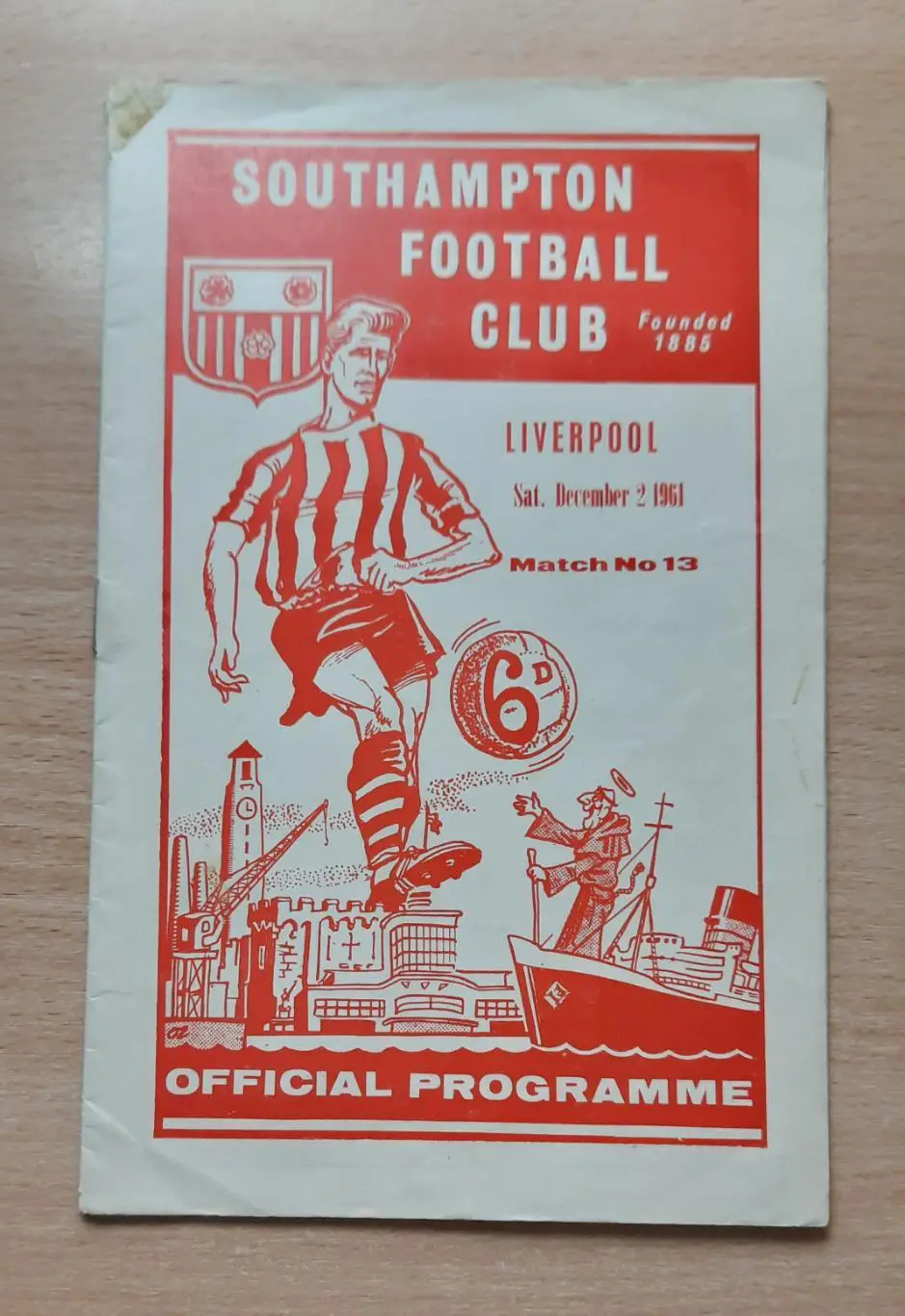 Саутгемптон -Ливерпуль 02.12.1961