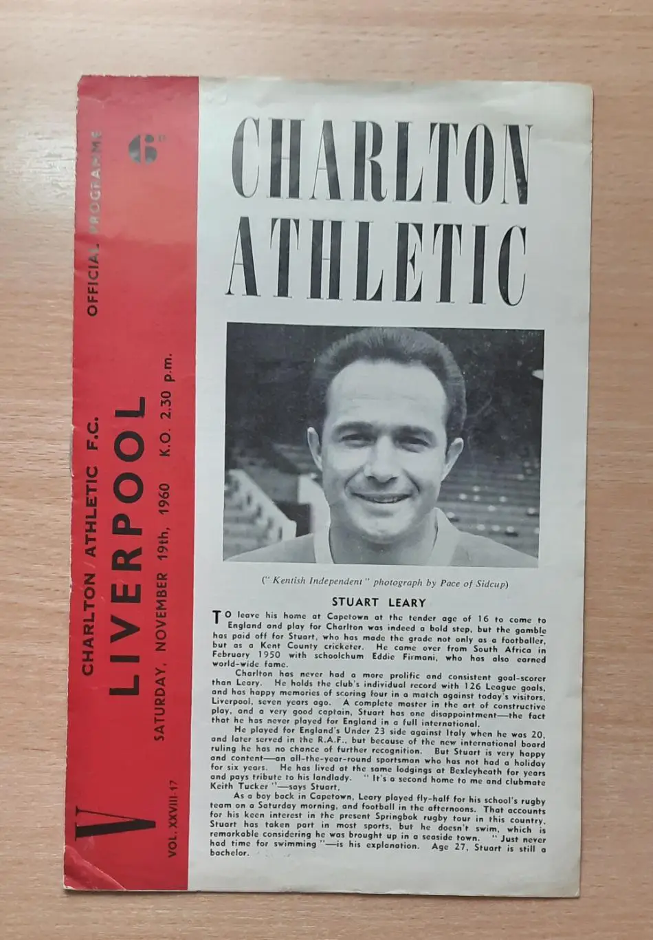 Чарльтон Атлетик - Ливерпуль 19.11.1960