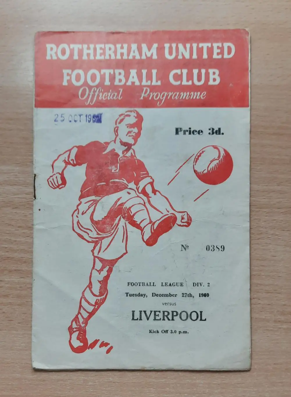 Ротерхэм Юнайтед - Ливерпуль 27.12.1960