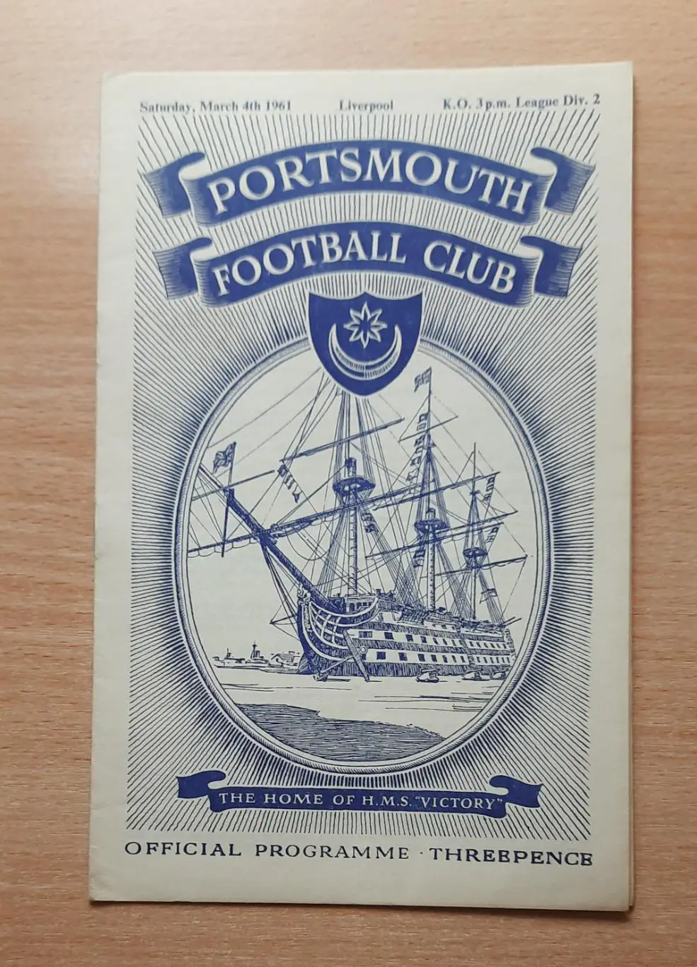 Портсмут - Ливерпуль 04.03.1961