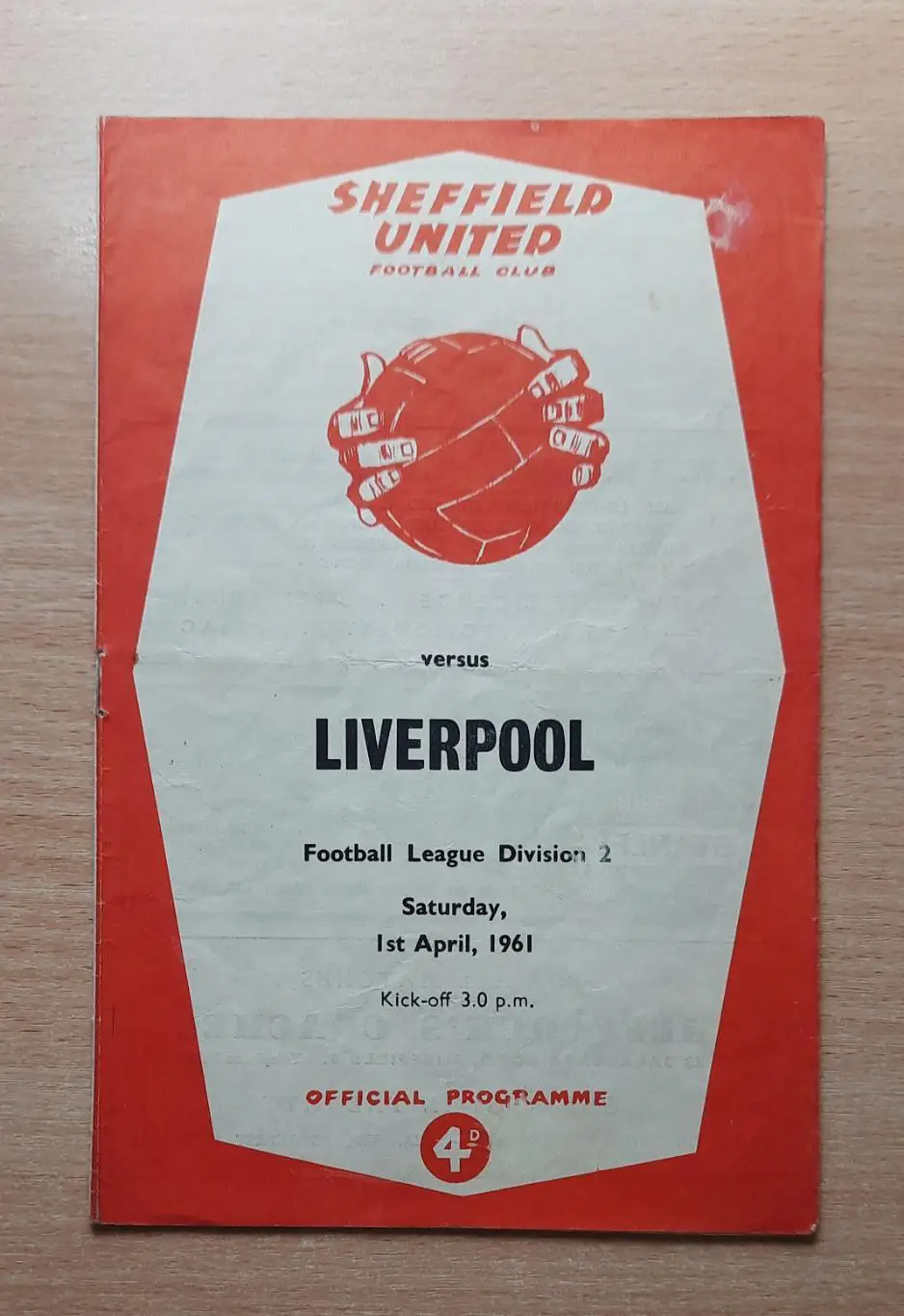 Шеффилд Юнайтед - Ливерпуль 01.04.1961