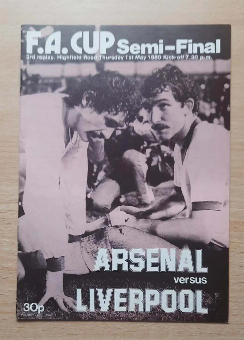 Ливерпуль - Арсенал /Лондон/ полный комплект из 6 программ сезона 1979/80 3