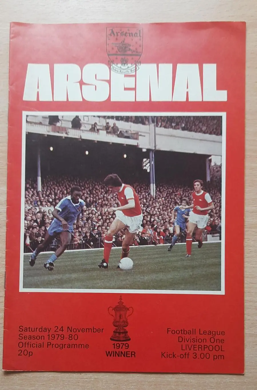 Ливерпуль - Арсенал /Лондон/ полный комплект из 6 программ сезона 1979/80 4