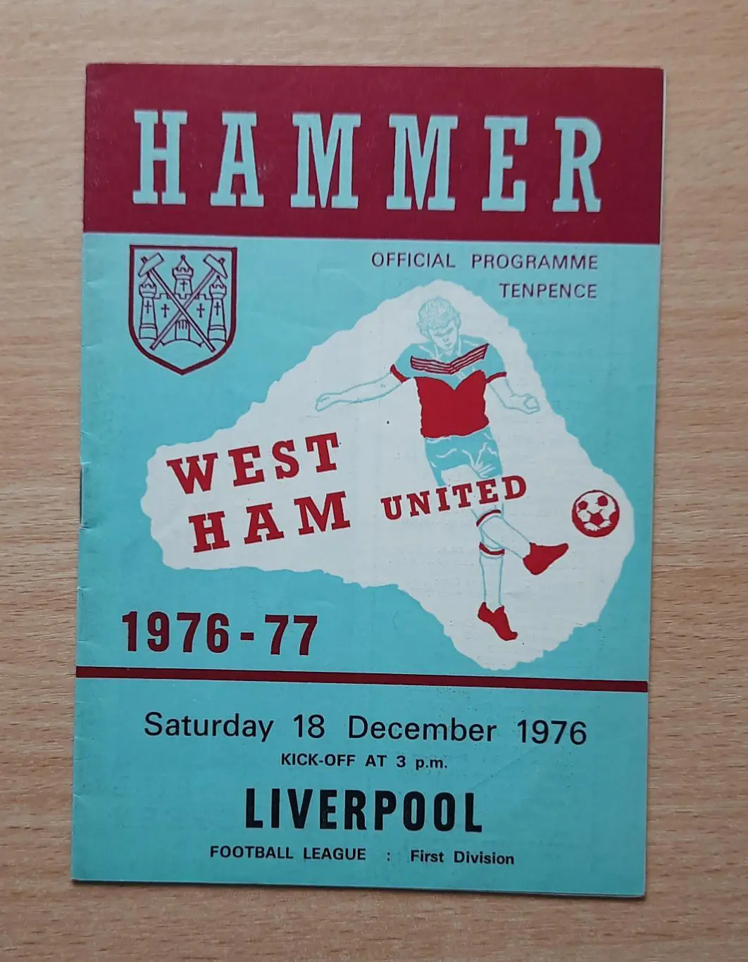 Вест Хэм Юнайтед - Ливерпуль 18.12.1976