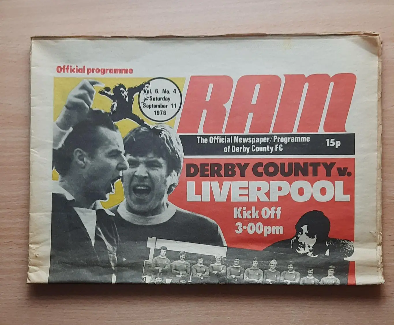 Дерби Каунти - Ливерпуль 11.09.1976
