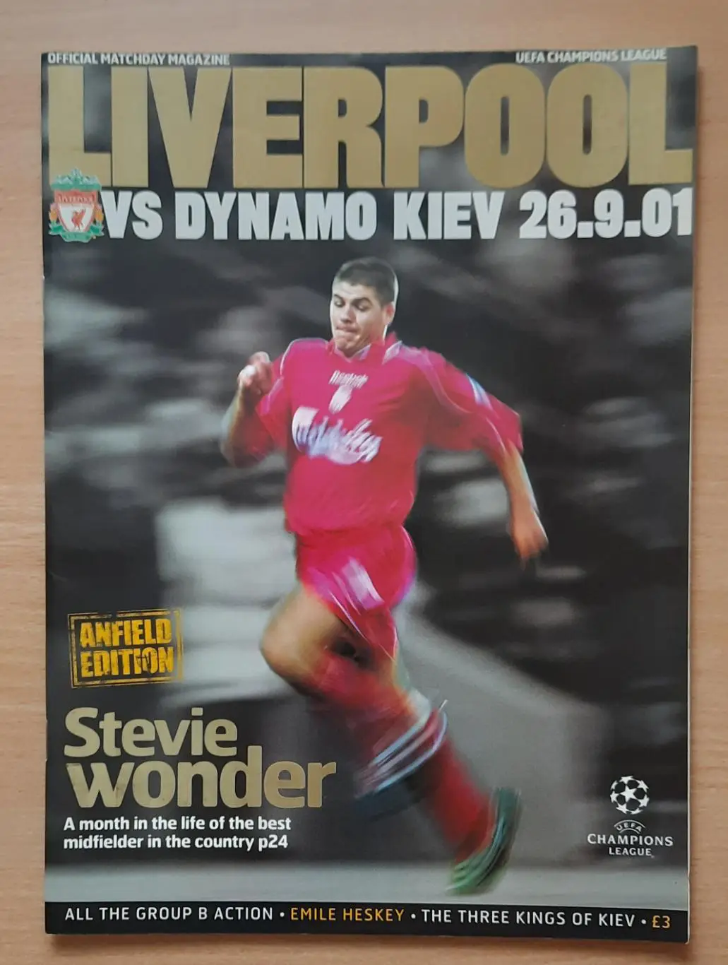 Ливерпуль - Динамо Киев /Украина/ 26.09.2001