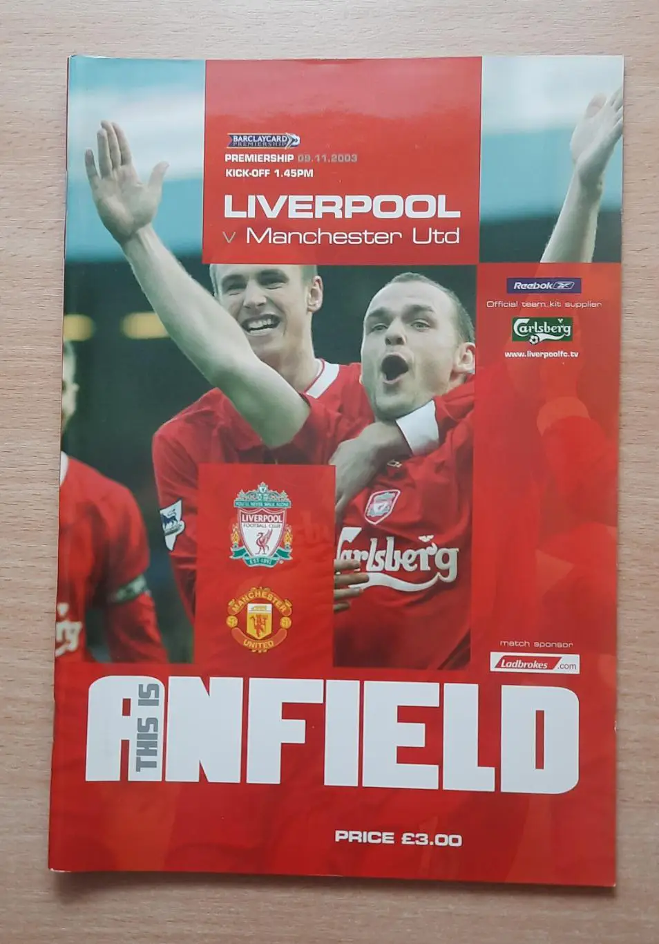 Ливерпуль - Манчестер Юнайтед 09.11.2003