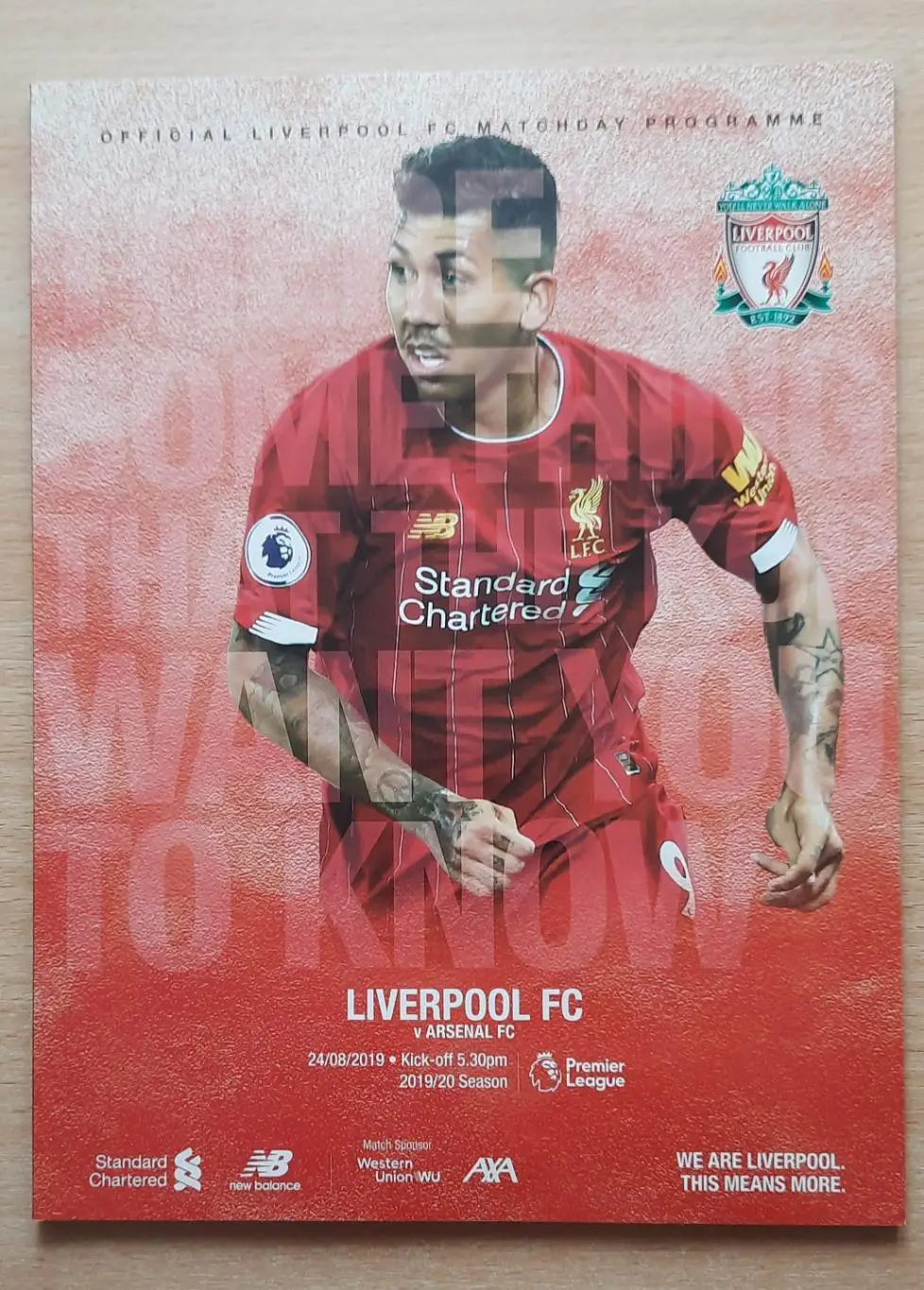 Ливерпуль - Арсенал /Лондон/. Сезон 2019/20 1