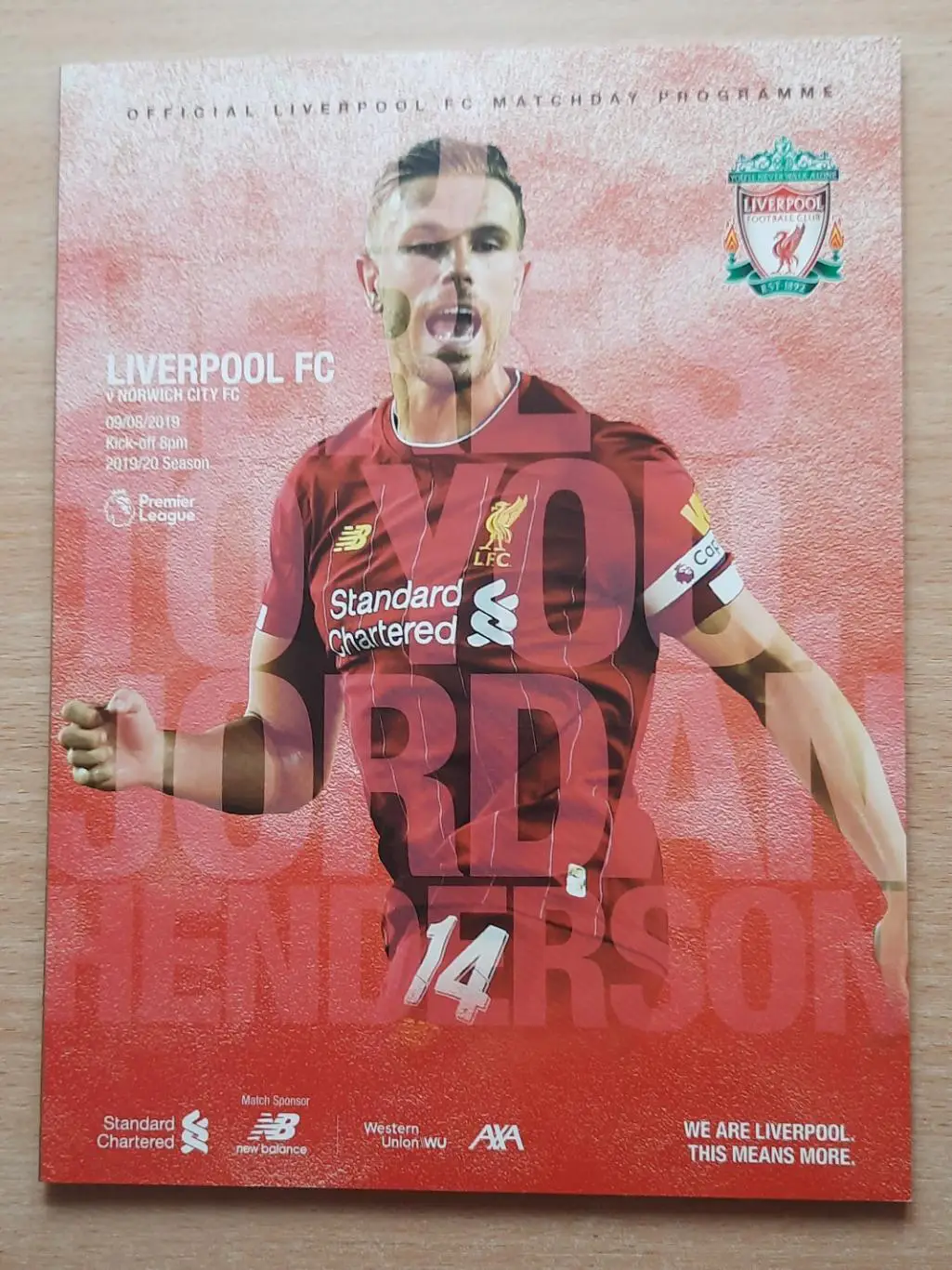 Ливерпуль - Норвич Сити. Сезон 2019/20 1