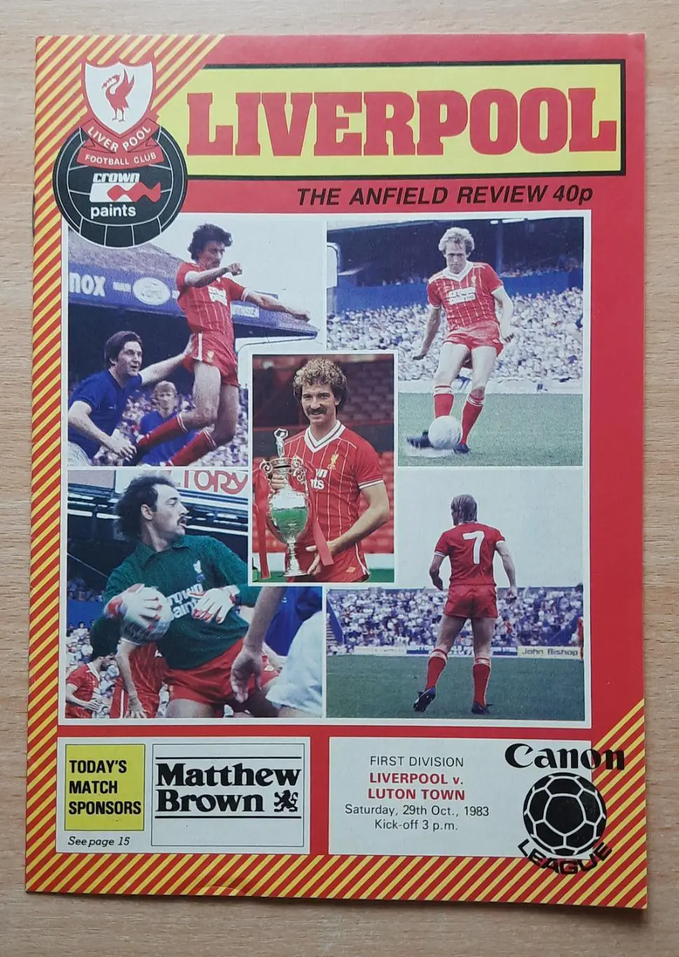 Ливерпуль - Лутон Таун 29.10.1983