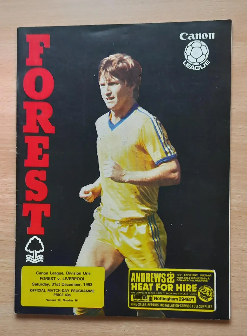 Ноттингем Форест - Ливерпуль 31.12.1983