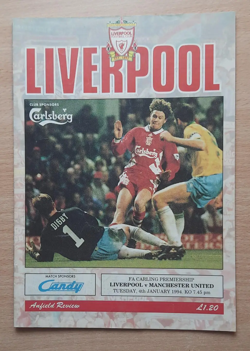 Ливерпуль - Манчестер Юнайтед 04.01.1994