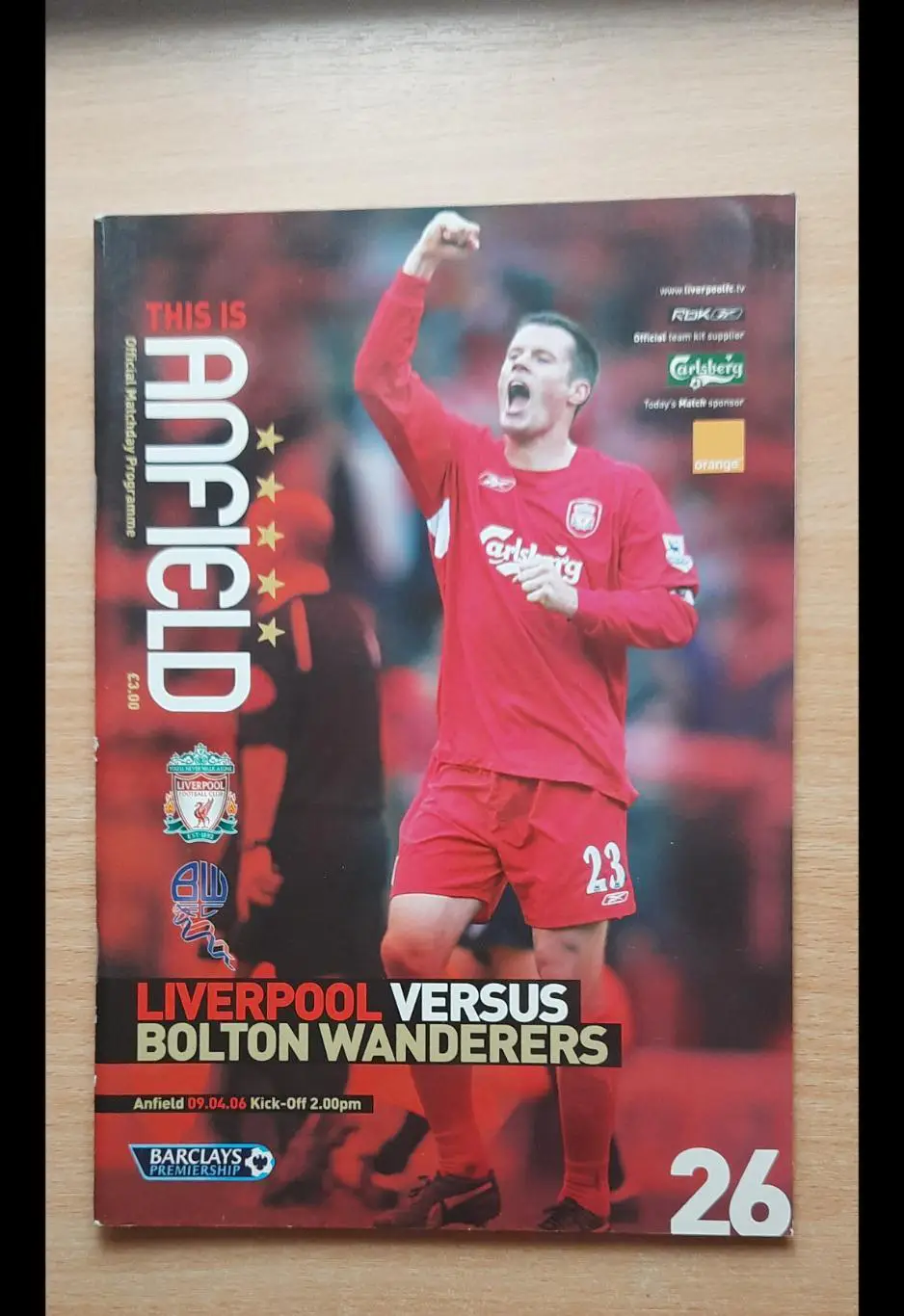 Ливерпуль - Болтон Уондерес 09.04.2006