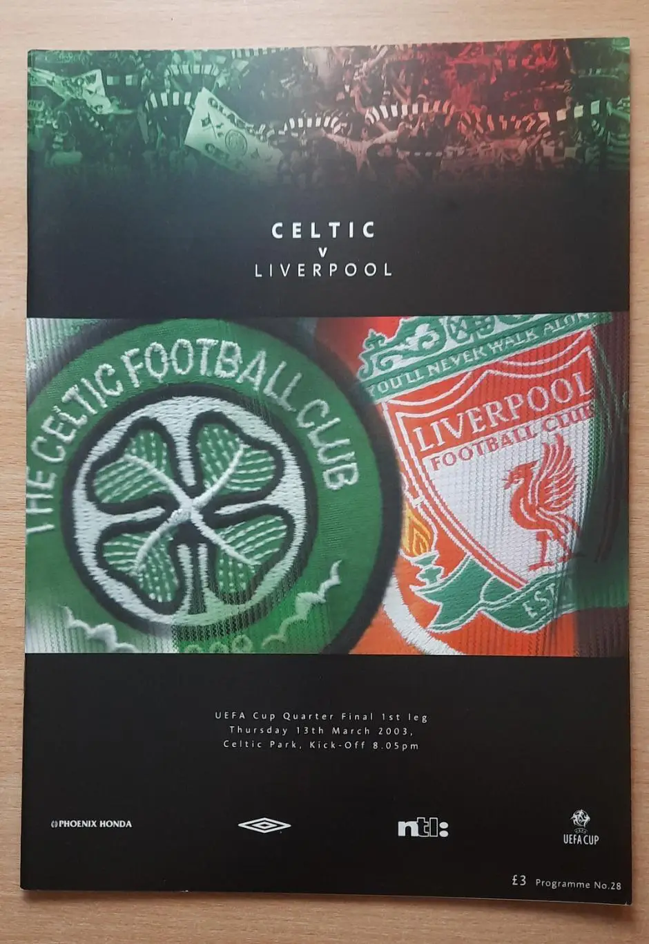 Селтик /Шотландия/ - Ливерпуль 13.03.2003 Кубок УЕФА