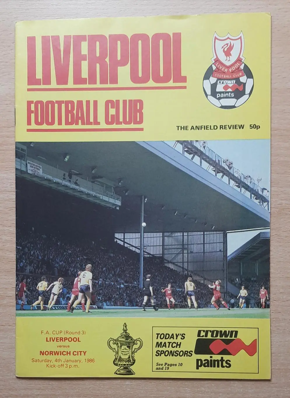 Ливерпуль - Норвич Сити 04.01.1986