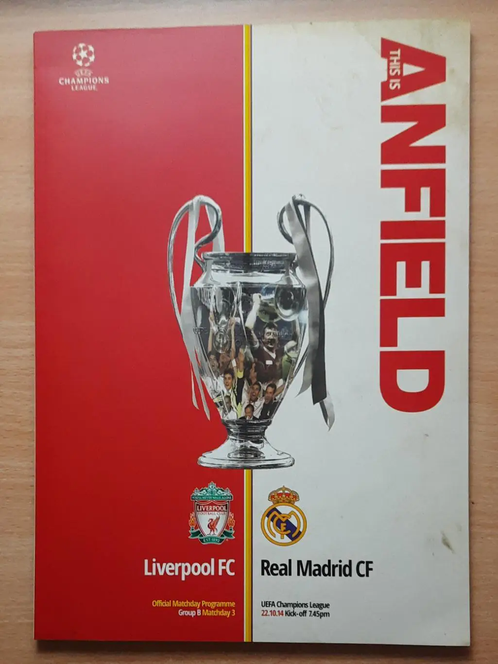 Ливерпуль - Реал Мадрид /Испания/ 22.10.2014 Лига чемпионов