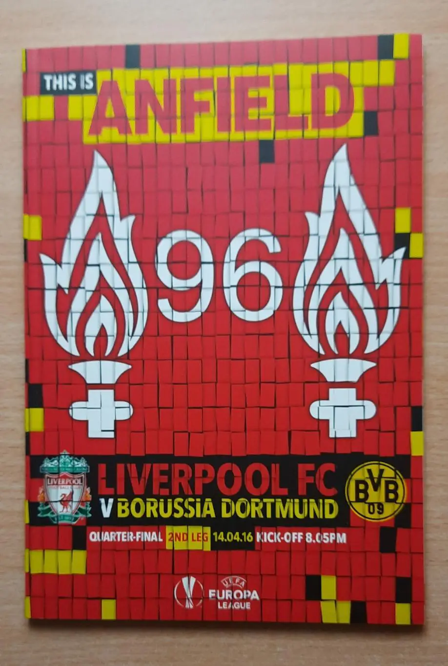 Боруссия Дортмунд - Ливерпуль 07.04, 14.04.2016 Лига Европы /дом + выезд/