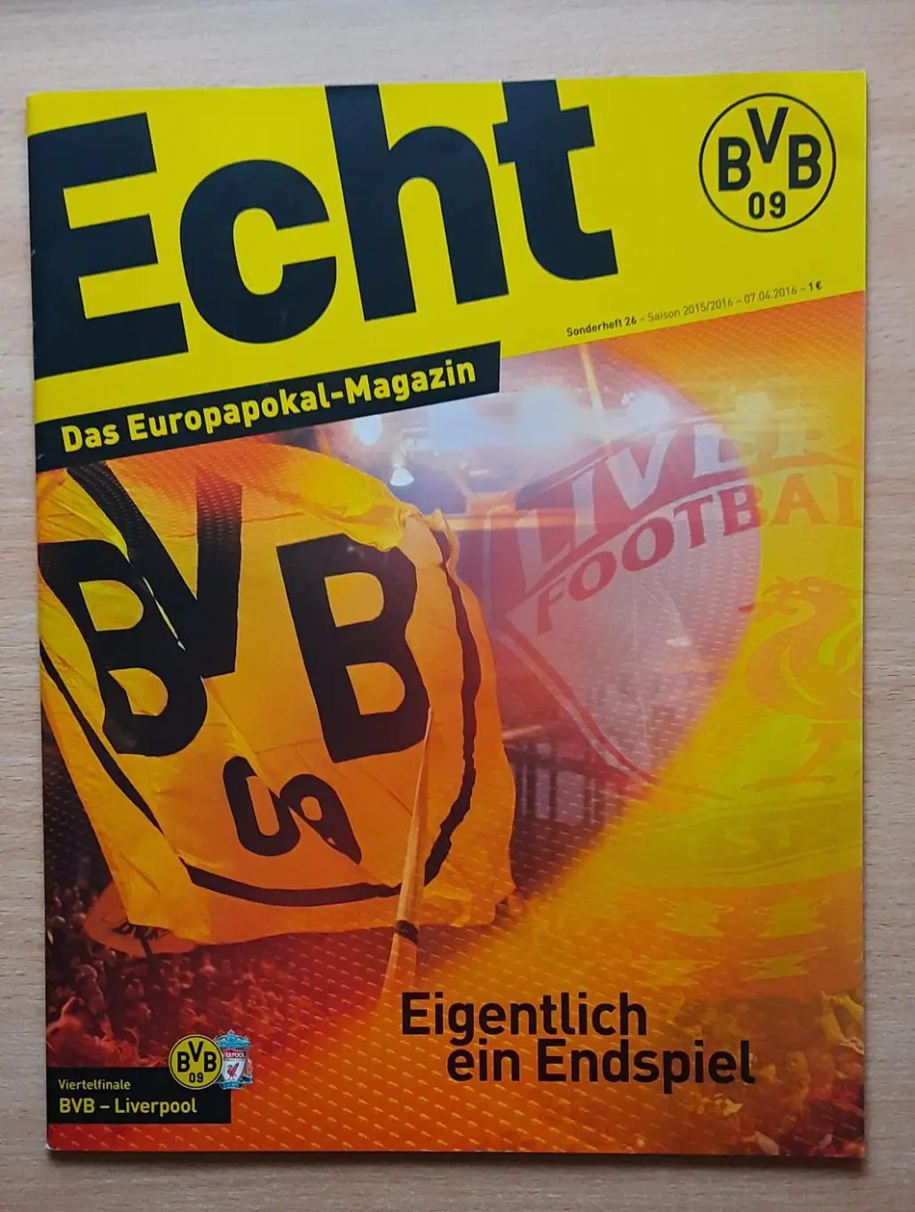 Боруссия Дортмунд - Ливерпуль 07.04, 14.04.2016 Лига Европы /дом + выезд/ 1