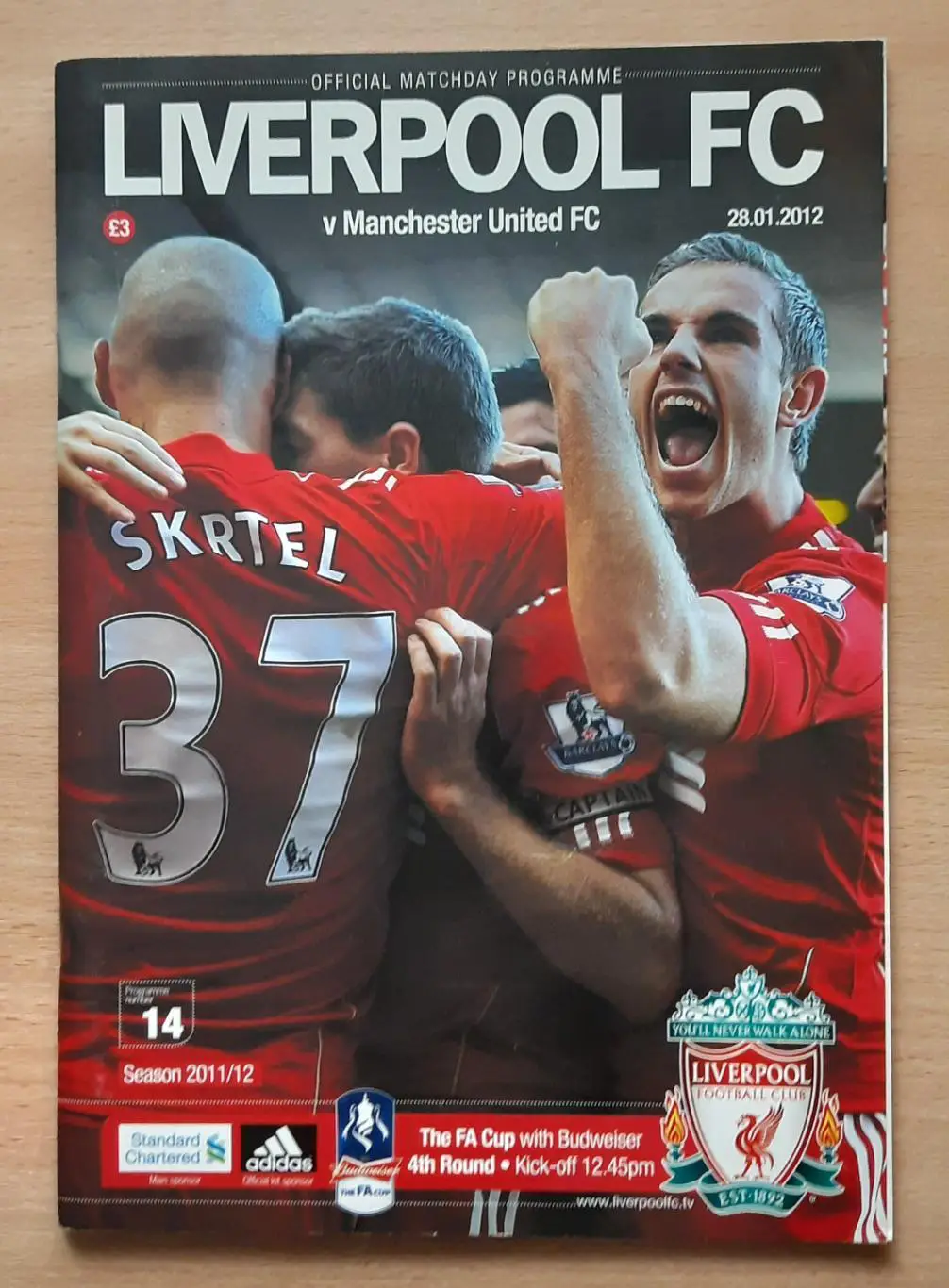 Ливерпуль - Манчестер Юнайтед 28.01.2012