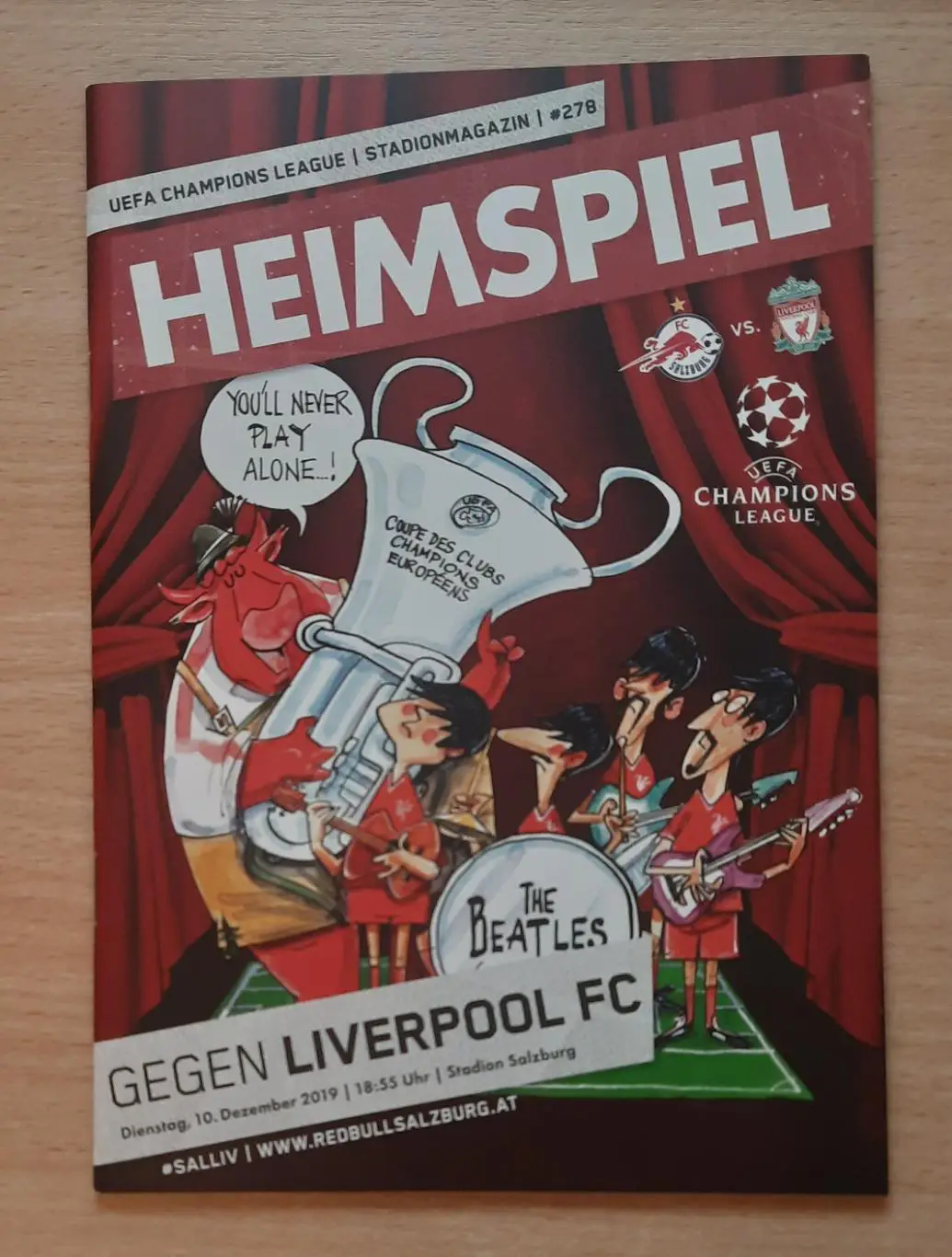 Зальцбург /Австрия/ - Ливерпуль 10.12.2019 Лига чемпионов