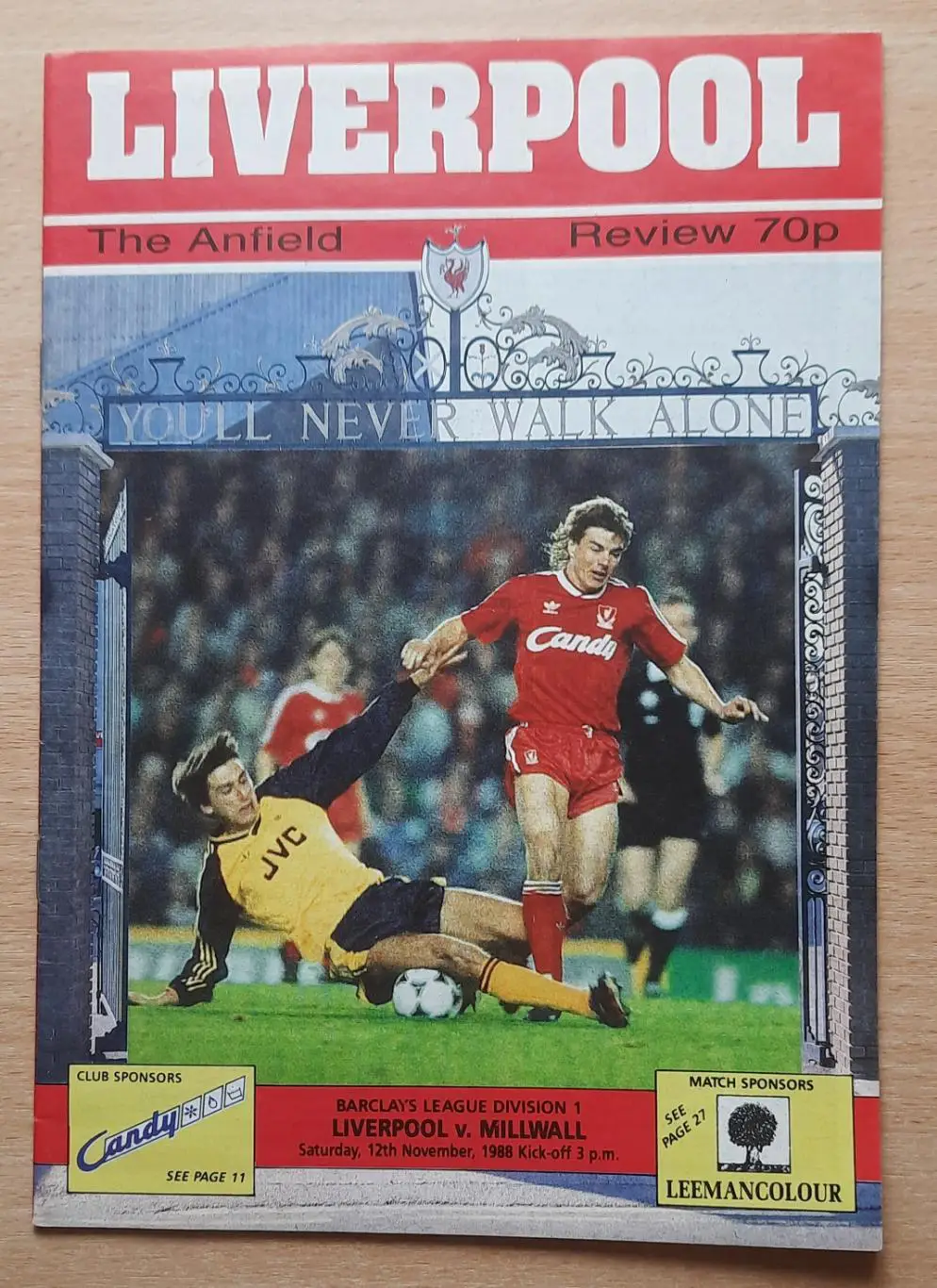 Ливерпуль - Миллуолл 12.11.1988