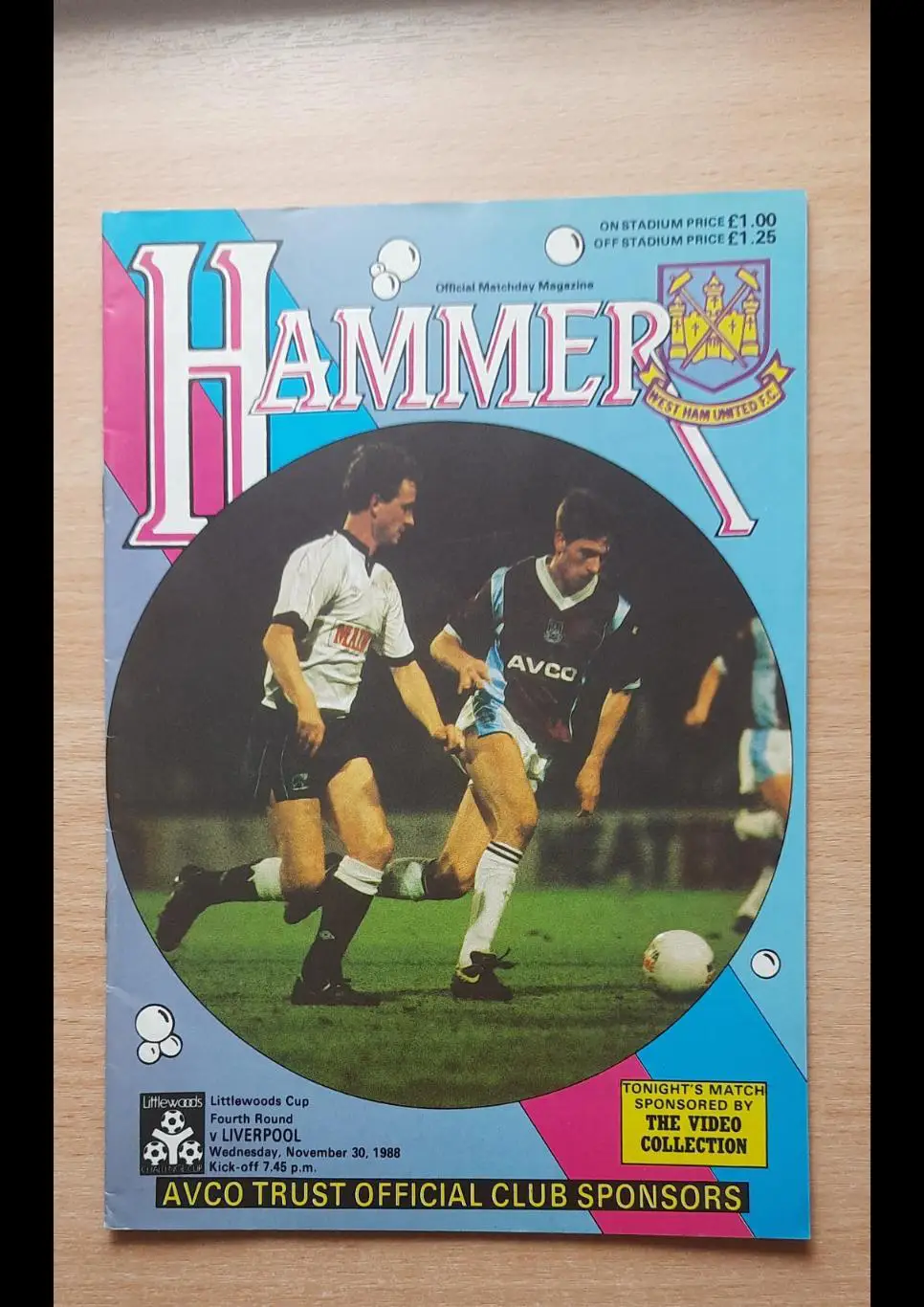 Вест Хэм Юнайтед - Ливерпуль 30.11.1988