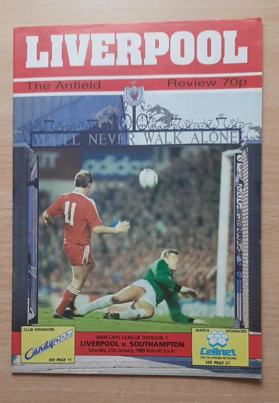 Ливерпуль - Саутгемптон 21.01.1989