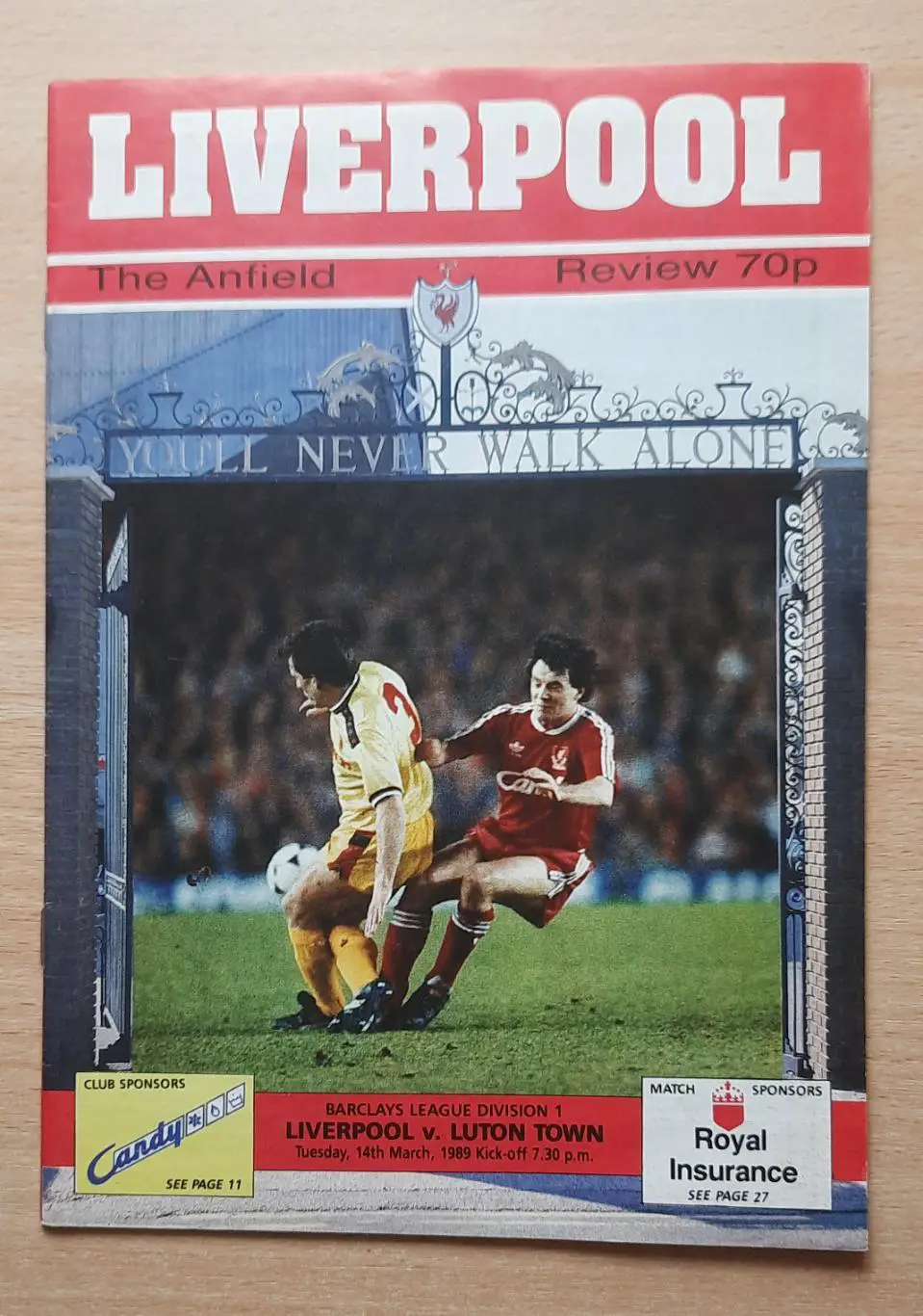 Ливерпуль - Лутон Таун 14.03.1989
