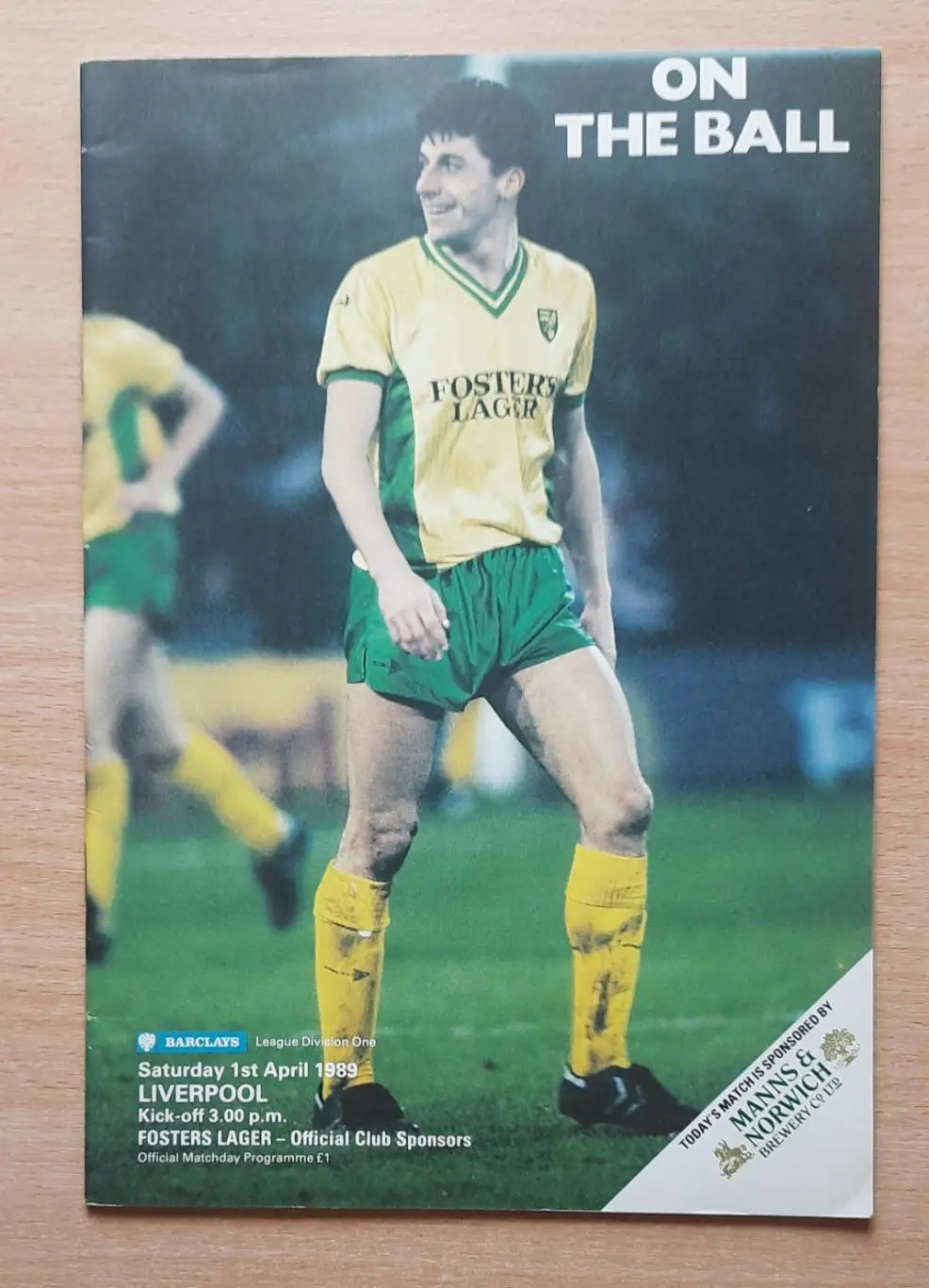 Норвич Сити - Ливерпуль 01.04.1989
