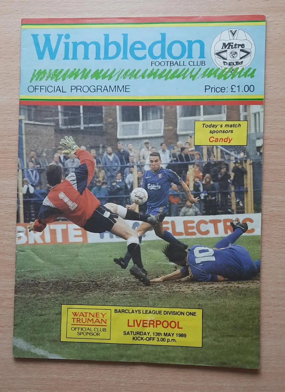 Уимблдон - Ливерпуль 13.05.1989