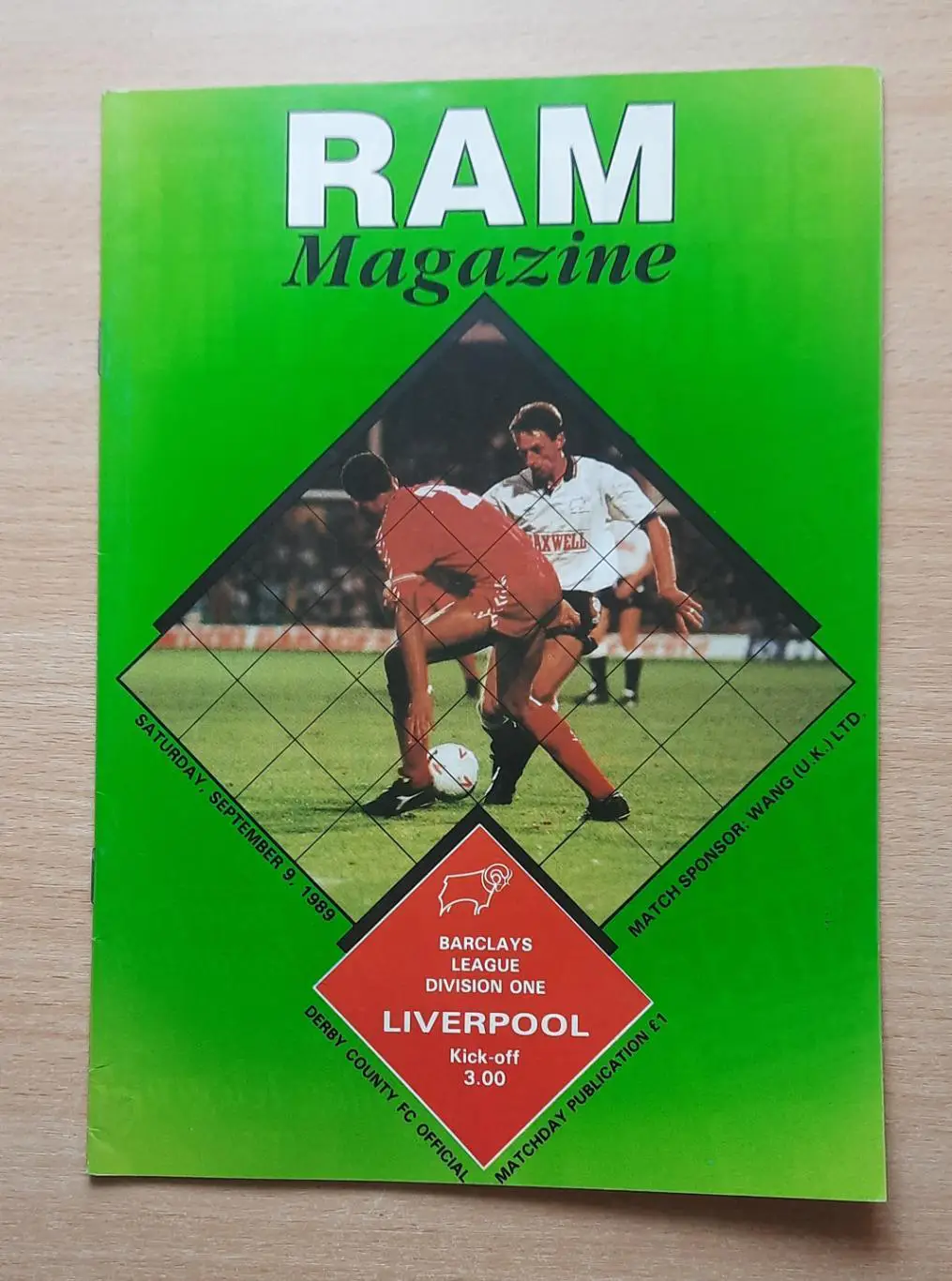 Дерби Каунти - Ливерпуль 09.09.1989