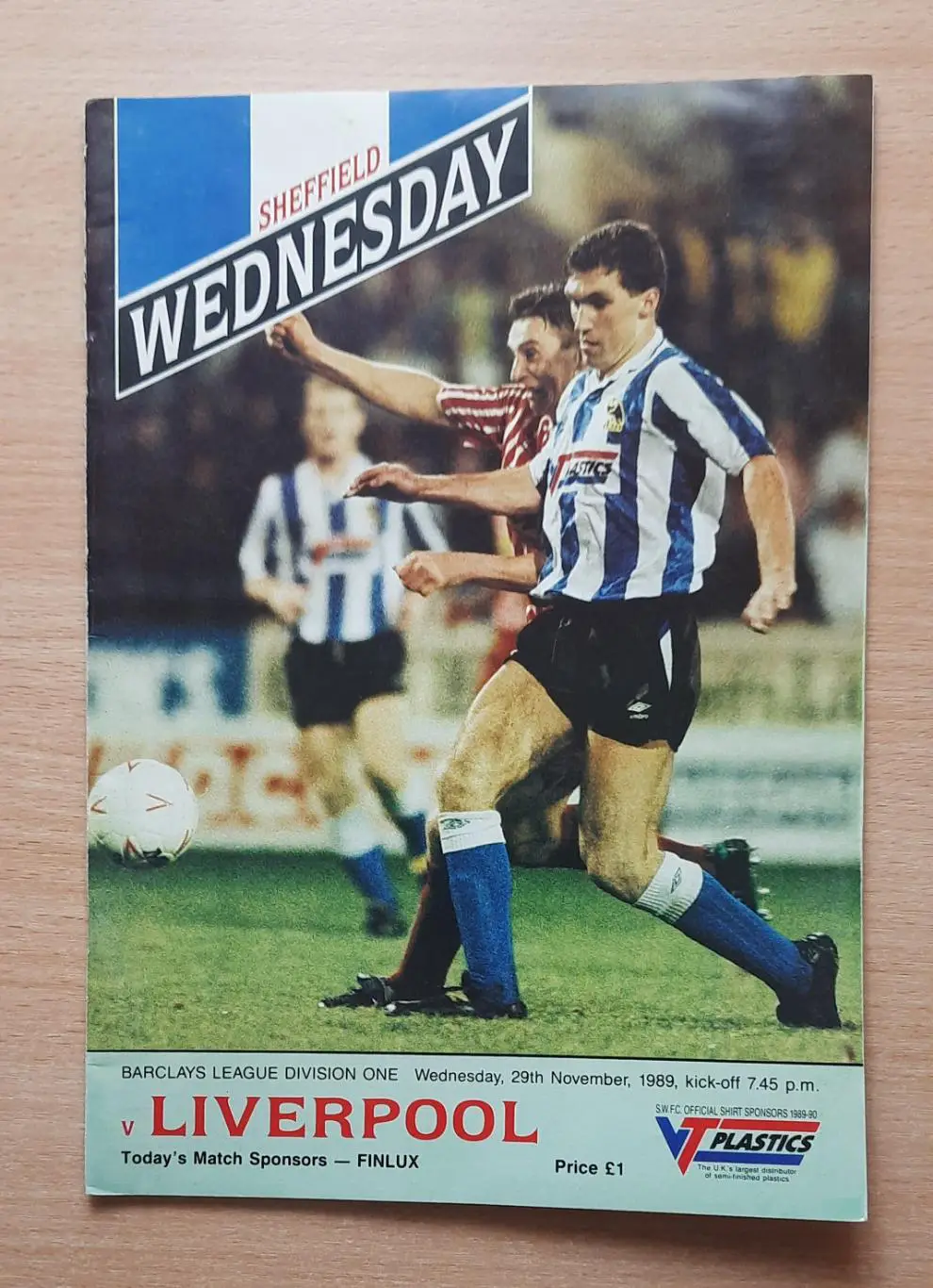 Шеффилд Уэнсдей - Ливерпуль 29.11.1989