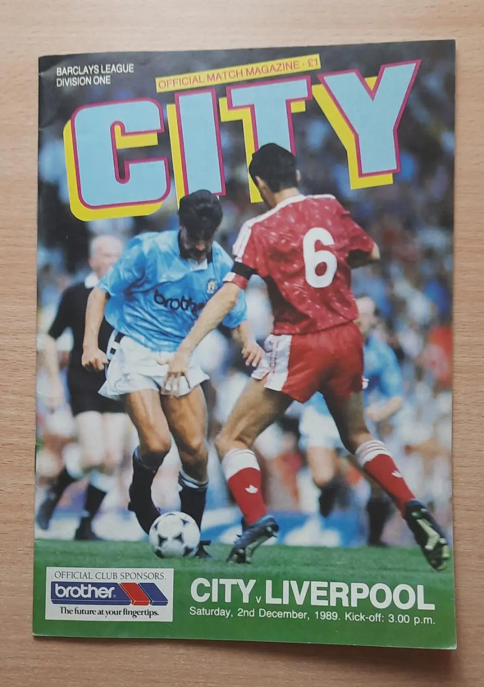 Манчестер Сити - Ливерпуль 02.12.1989