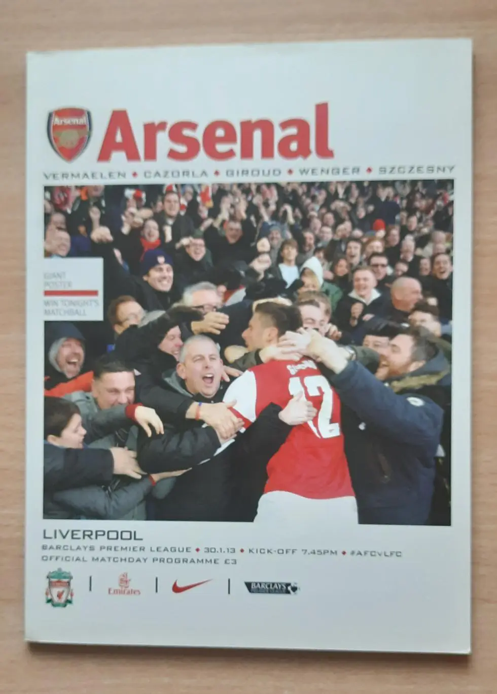 Арсенал /Лондон/ - Ливерпуль 30.01.2013