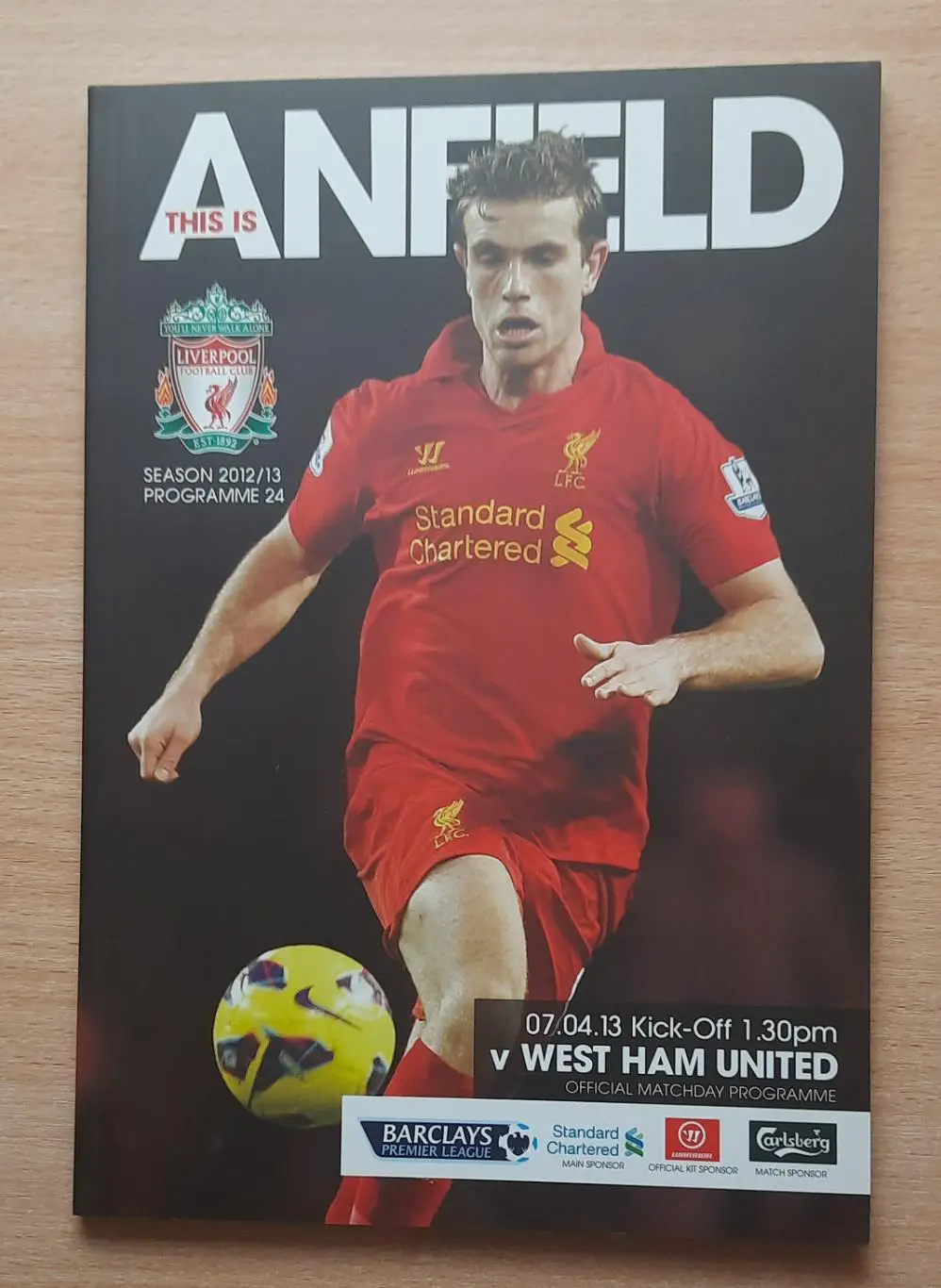 Ливерпуль - Вест Хэм Юнайтед 07.04.2013