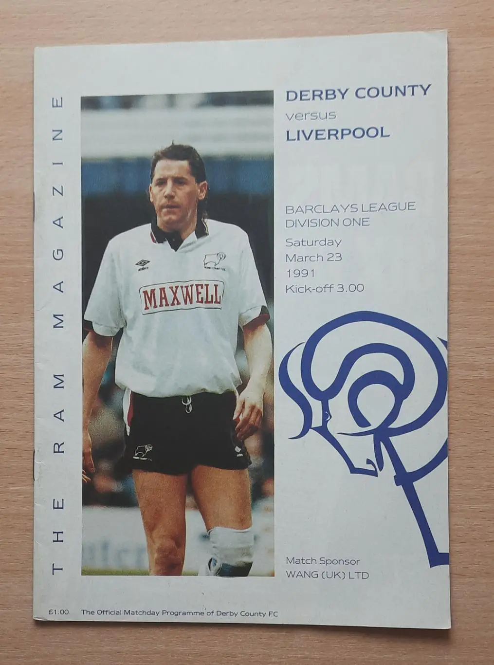 Дерби Каунти - Ливерпуль 23.03.1991