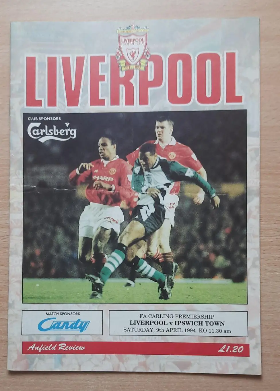 Ливерпуль - Ипсвич Таун 09.04.1994