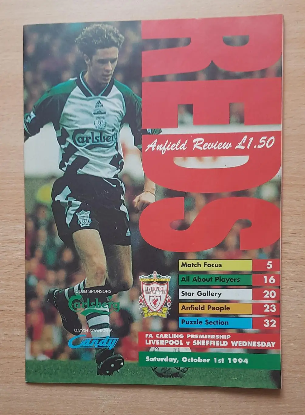 Ливерпуль - Шеффилд Уэнсдей 01.10.1994