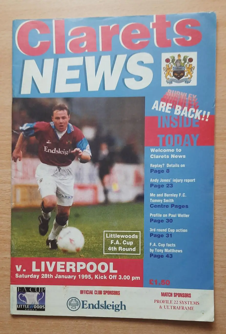 Бёрнли - Ливерпуль 28.01.1995