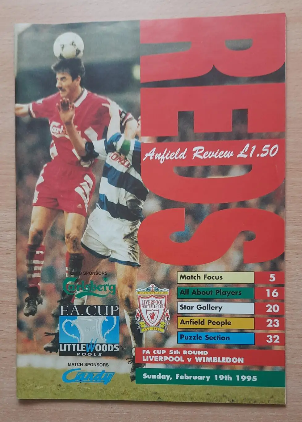 Ливерпуль - Уимблдон 19.02.1995