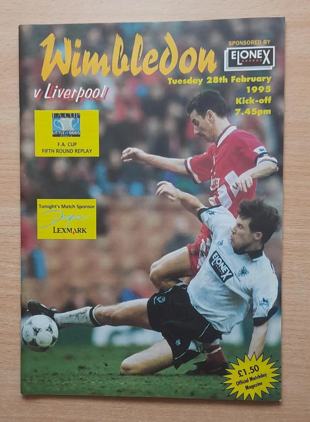 Уимблдон - Ливерпуль 28.02.1995