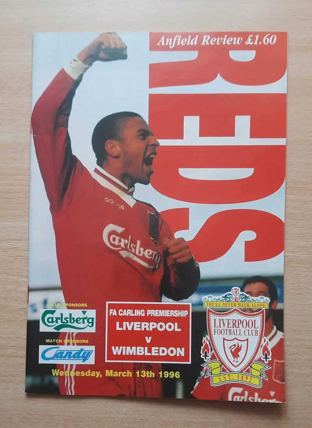Ливерпуль - Уимблдон 13.03.1996