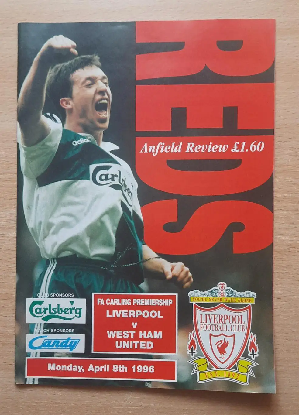 Ливерпуль - Вест Хэм Юнайтед 08.04.1996