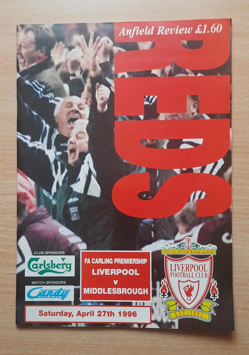 Ливерпуль - Мидлсбро 27.04.1996