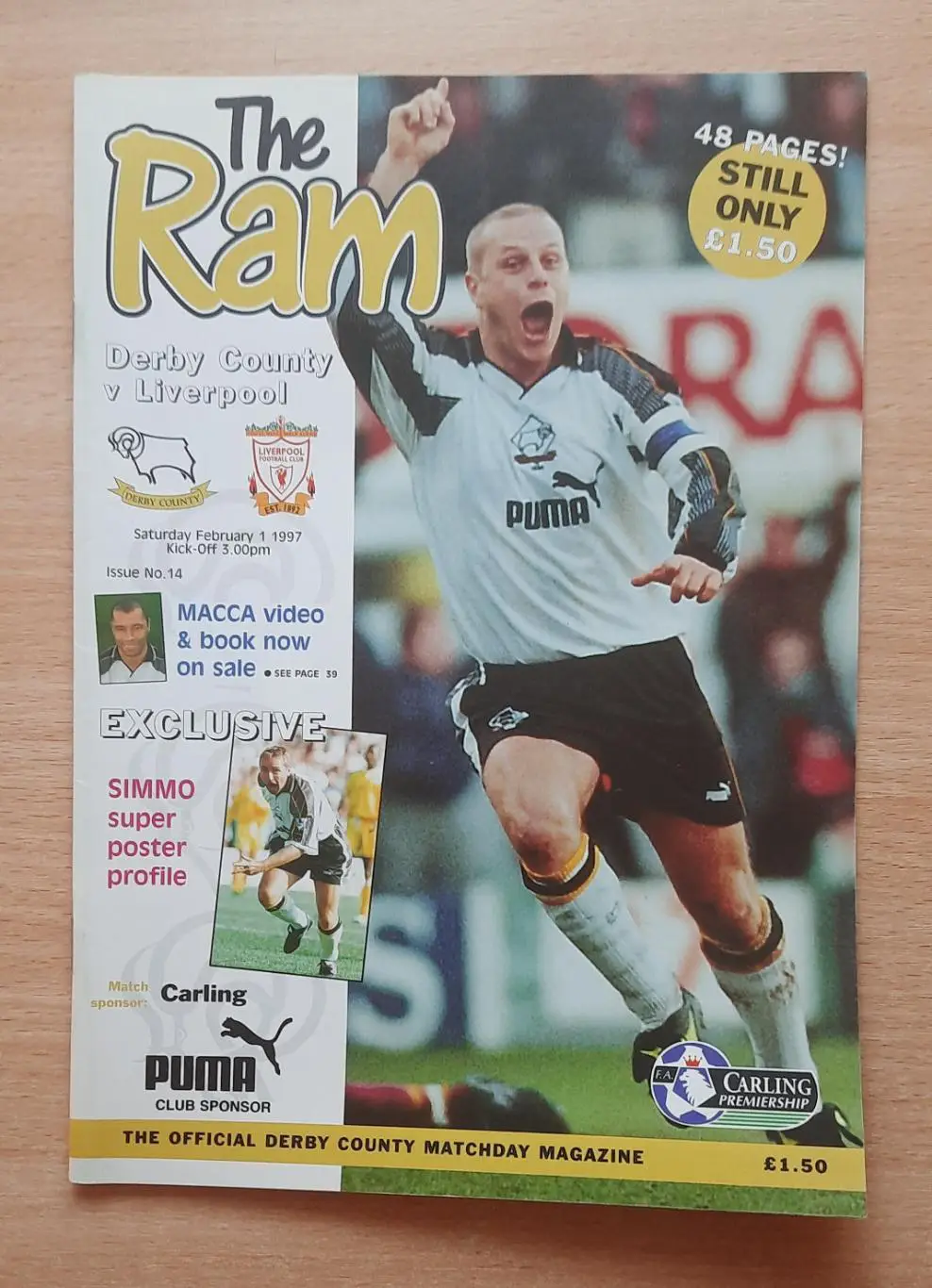 Дерби Каунти - Ливерпуль 01.02.1997