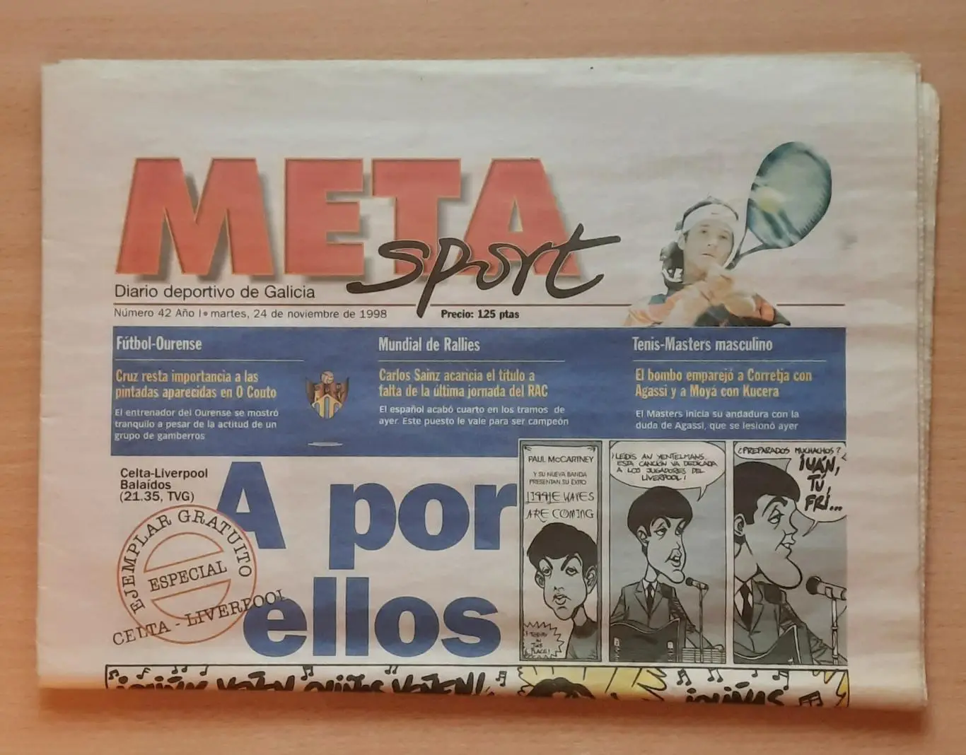 Ливерпуль - Сельта Виго /Испания/ 24.11-08.12.1998 Кубок УЕФА 2