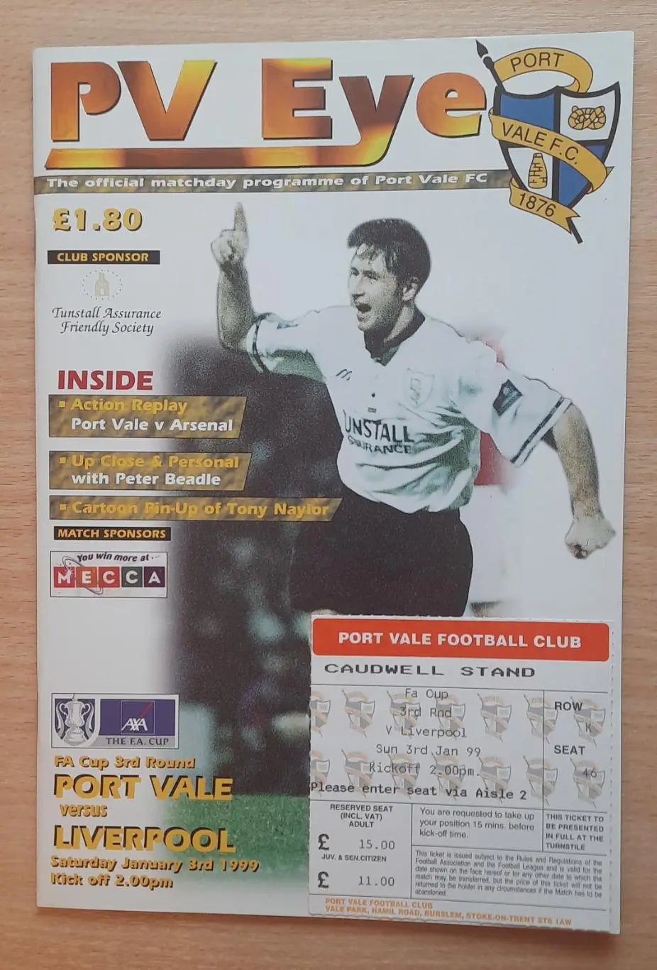 Порт Вейл - Ливерпуль 03.01.1999