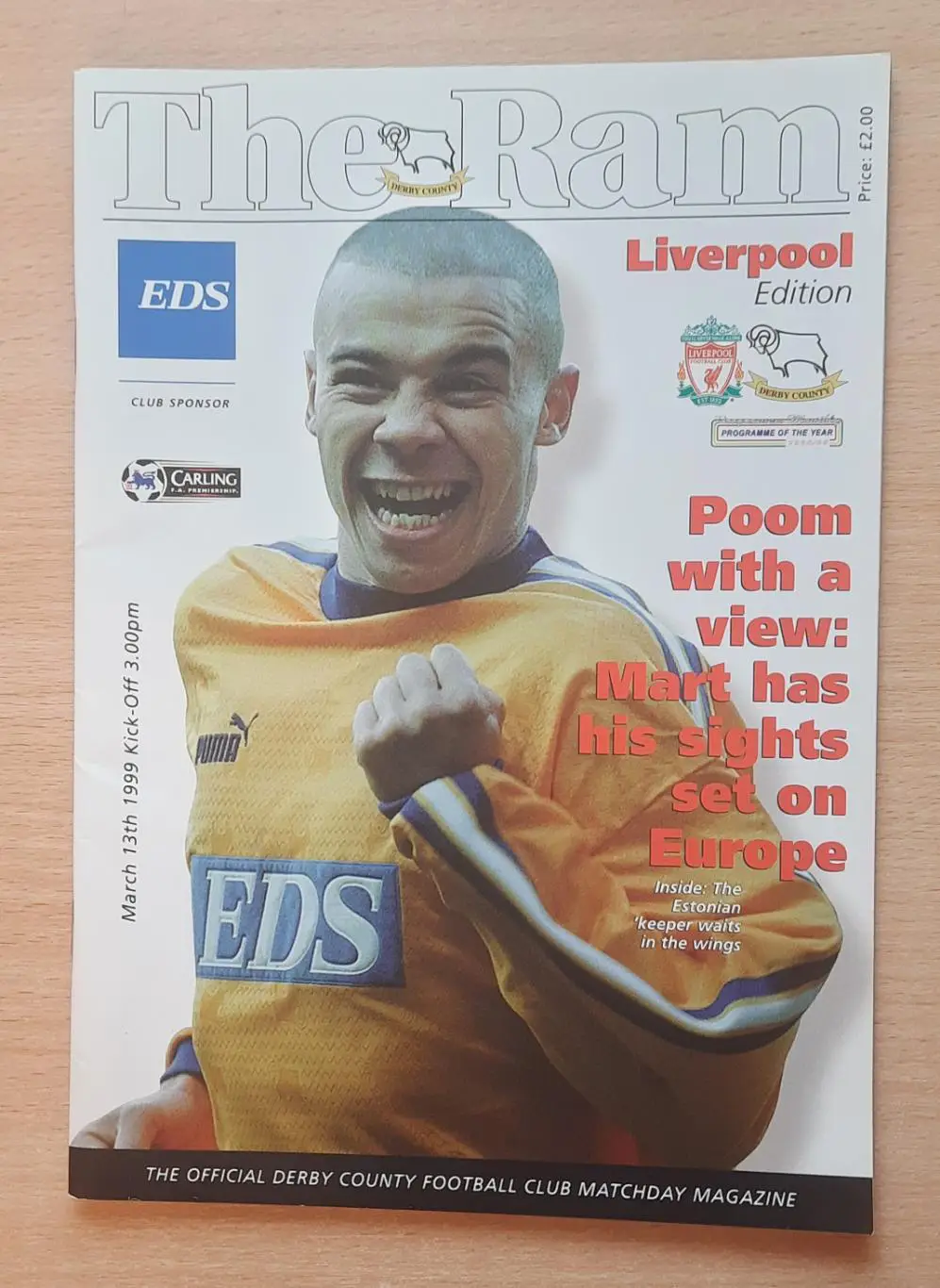 Дерби Каунти - Ливерпуль 13.03.1999
